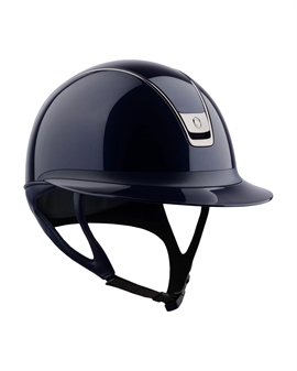 Samshield Miss Shield Glossy 2.0 Navy/Black Chrome - Ridehjelm 